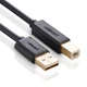 Кабель для принтера UGREEN US135 USB 2.0 AM to BM Print Cable 5m (10352) - изображение 1