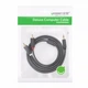 Аудио кабель UGREEN AV102 3.5mm Male to 2 RCA Male Audio Cable 3m Gray 10512 для подключения аудиоустройств - изображение 2