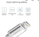 Кабель Ugreen US199 Alu Case Braided Lightning Cable 1m Silver (60161) - изображение 2
