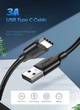 Кабель зарядный Ugreen US287 USB-A 2.0 - Type-C Cable Nickel Plating 2m Black (60118) - изображение 2