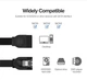 Кабель UGREEN US217 SATA 3 Data Cable 0.5m Black (30796 ) - изображение 3