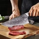Японський ніж Santoku з дамаської сталі у подарунковій упаковці TURWHO 7,5" для м'яса (VG10 Steel"7,5M) - зображення 5