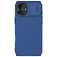 Карбоновая накладка Nillkin CamShield Pro Magnetic для Apple iPhone 16 (6.1") Blue - изображение 1