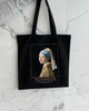 Екошопер BookOpt BK4074 VERMEER Дівчина з перловою сережкою, чорний - изображение 6