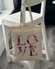 Екошопер Bookopt ВК4072 LOVE (квіти), бежевий - изображение 7