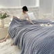 Плед Шарпей 3D Malloory Home Серо-лазурный полуторный 150х200 - изображение 1