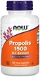 Прополис Now Foods Propolis 1500 100 вегетарианских капсул в упаковке (ARE-574055) - изображение 1