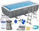 Каркасний басейн Bestway Power Steel 404 x 201 x 100 см 11 в 1 56441 (6942138929379) - зображення 1