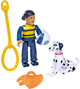 Поліцейський гелікоптер Simba Fireman Sam Wallaby зі світлом та звуком Білий 109252537 (4006592080907) - зображення 7