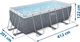 Basen stelażowy Bestway Steel Pro Max 412 x 201 x 122 cm 17 w 1 56722 (5902854518371) - obraz 9