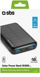 Powerbank SBS Solar Power Bank 10000 mAh 10 W Black (TTBB10000SK) - obraz 3