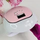 Лампа SUN BQ-V5 MACAROON для сушіння нігтів UV/LED 120 Вт (рожева) - зображення 2
