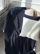Плед вязаный ПРОВАНС Cotton синий, 120х200см 039530 - изображение 3
