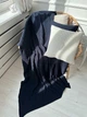 Плед вязаный ПРОВАНС Cotton синий, 120х200см 039530 - изображение 5