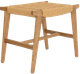 Табурет HOMLA NOVUM Натуральний 52 x 34 x 42 см (5906496739545) - зображення 2