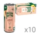 Упаковка минеральной воды со вкусом Персика без сахара Maison Perrier Forever Peach ж/б 10 шт. х 0,25 л - изображение 1
