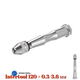 Дрель ручная Intertool 120 × 0.3-3.6 мм (NT-6011) - изображение 1