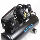 Компресор двоциліндровий Apro OFD-100MX 8Бар 2.8кВт 430л/хв 100л (2 крана) + олія 0,2л (850179) - зображення 5