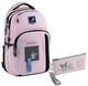 Рюкзак шкільний підлітковий + пенал Kite Education teens Kuromi HK25-2578M - изображение 1
