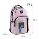 Рюкзак шкільний підлітковий + пенал Kite Education teens Kuromi HK25-2578M - изображение 2