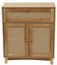 Komoda HOMLA NOTTO z rattanem 74 x 35 x 86 cm (5904183849676) - obraz 3