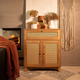 Komoda HOMLA NOTTO z rattanem 74 x 35 x 86 cm (5904183849676) - obraz 11