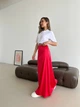 Жіноча шовкова максі спідниця Uaclothes 46-48 Червоний (like33287-135031350) - зображення 3