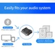 Підсилювач звуку YS-S100L 2x50 Вт + 100 Вт (стерео + сабвуфер) Bluetooth 5.0, AUX, USB - зображення 3