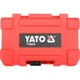 Набор насадок отверточных ударных Yato Sl/ PH/ PZ/ Torx/ + головки 6/8/10 с держателем 1/4" 37 элементов (YT-04616) - изображение 4