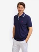 Поло длинное мужское U.S. Polo Assn 115297-3O00A(Classic Navy-5297) XL Темно-синее (786660253382) - изображение 1