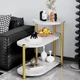 Стол журнальный Modern Home 3 яруса 65 х 40 х 62 см (M50271-W) Белый - изображение 2