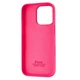 Чехол Fiji Silicone Case для Apple iPhone 16 Pro бампер накладка Soft Touch с микрофиброй Hot Pink - изображение 2