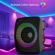 Портативная беспроводная колонка Bluetooth блютуз JBK SІ с LED подсветкой - изображение 9