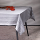 Obrus Homla Grepato w paski Szary 130 x 180 cm (5906496735165) - obraz 4
