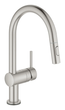 Сенсорний змішувач для кухні з висувним виливом Grohe Minta Touch (31358DC2) - изображение 1
