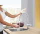 Сенсорний змішувач для кухні з висувним виливом Grohe Minta Touch (31358DC2) - изображение 4