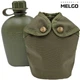 Фляга армейская 1л в чехле Molle Олива MELGO (фляга полевая индивидуальная) - изображение 1