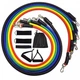 Набор эспандеров для фитнеса в чехле многофункциональный 5 жгутов Power Resistance Bands - изображение 2