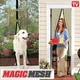 Антимоскитная штора Magic Mesh на магнитах для дверей, двустворчатая бежевая - изображение 8