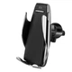 Держатель HOLDER S5 Wireless charger +SENSOR Подставка для телефона в авто, Держатель с беспроводной зарядкой - изображение 1