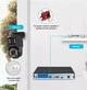 Комплект поворотных уличных беспроводных камер видеонаблюдения IP/WI-FI, набор 4 поворотных уличных камер по 6 MP(3+3) + регистратор с блоком питания и мышкой режимы "День/Ночь" - изображение 8
