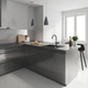 Композитна кухонная мийка Grohe K700, чорний граніт, прямокутна, 1 чаша, врізна, глибина 200 мм - зображення 6