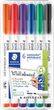 Zestaw markerów Staedtler Lumocolor do białych tablic 6 szt (4007817044650) - obraz 1