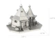 Металлический 3D конструктор Fascinations Metal Earth Хижина Хагрида Harry Potter (MMS441) - изображение 9