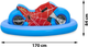 Надувний мотоцикл Bestway Spider-Man 98794 170 x 84 см (6941607331880) - зображення 6