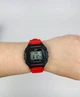 Мужские часы Casio W-218H-4BVCF, с красным ремешком - изображение 2