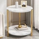 Стіл журнальний Modern Home 2 яруси 40 х 40 х 43 см (M50267-W) Білий - зображення 3