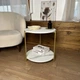 Стіл журнальний Modern Home 2 яруси 40 х 40 х 43 см (M50267-W) Білий - зображення 7