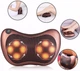 Поліпшена роликова подушка для масажу з підігрівом для шиї, тіла Massage Pillow Car and Home Original - зображення 6