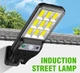 Ліхтар вуличний світлодіодний Sensor Street Lamp 526-4 з датчиком руху на сонячній батареї - изображение 1